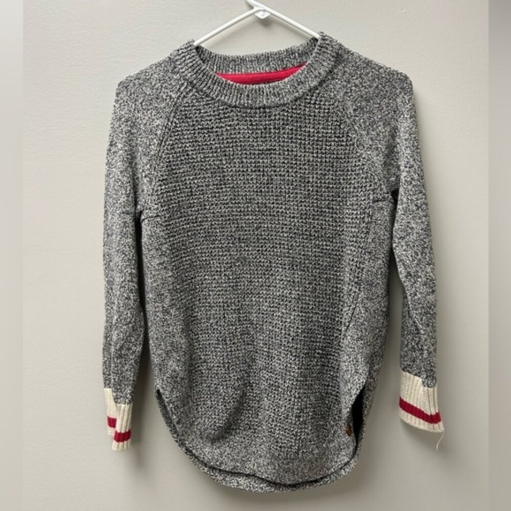 Roots Knit Grey Cabin Crew Neck Sweater